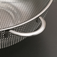 Дуршлаг из нержавеющей стали с ручками &laquo;Марко&raquo;, d=28 см, две ручки, цвет хромированный