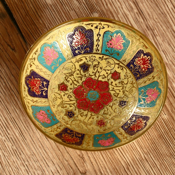 Блюдо латунь Блюдо латунь "Леа" 12х12х4 см