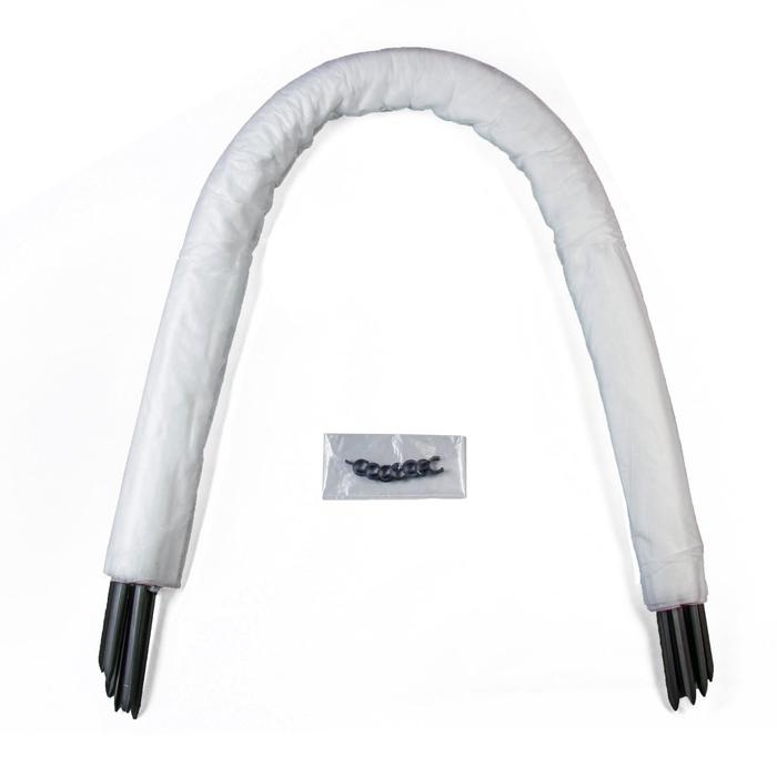 Парник прошитый, длина 3 м, 4 дуги из пластика, дуга L = 2 м, d = 20 мм, спанбонд 35 г/м&sup2;, &laquo;Ленивый&raquo;