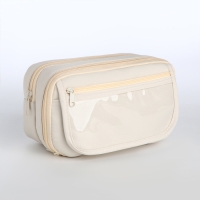 Косметичка на молниях, цвет белый Косметичка на молниях, цвет белый