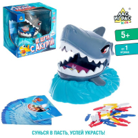 Настольная игра на ловкость &laquo;Не шути с акулой&raquo;, пасть открывается