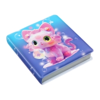 Записная книжка подарочная 96л,линия, цветной блок,обложка ПВХ 3D Кошка (9,5х10,5см) Записная книжка подарочная 96л,линия, цветной блок,обложка ПВХ 3D Кошка (9,5х10,5см)
