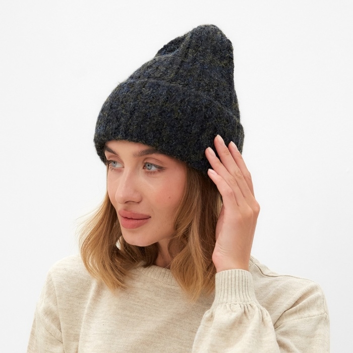 Шапка женская MINAKU овер one size 52-58 графит Шапка женская MINAKU овер one size 52-58 графит