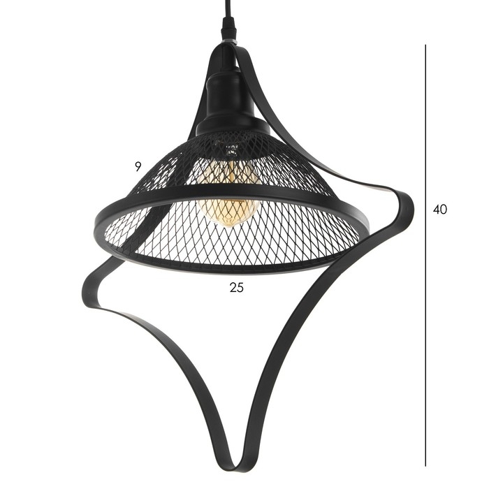 Светильник BayerLux Светильник BayerLux "Фабула" Е27 40Вт черный 40х30х40-140см