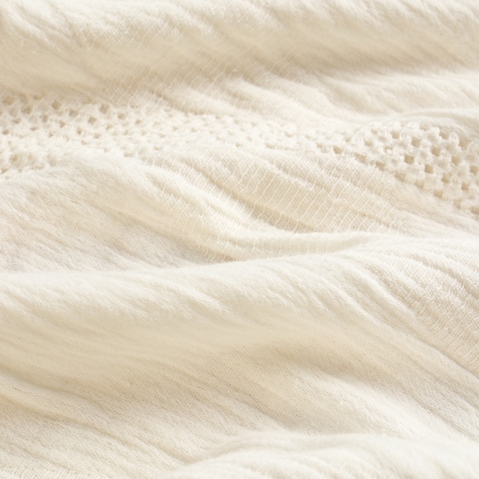 Плед SL Home Cotton 210*240 см, муслин/жаккард, 100% хлопок