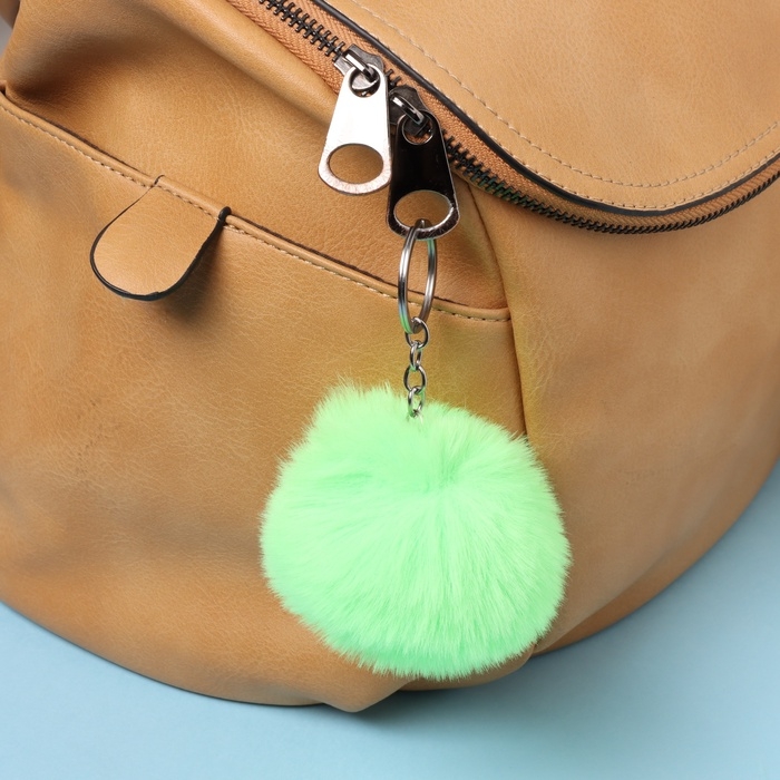 Пушистик на кольце Пушистик на кольце "Павлин. Вся эта красота для тебя" d=8 см 15х15 см