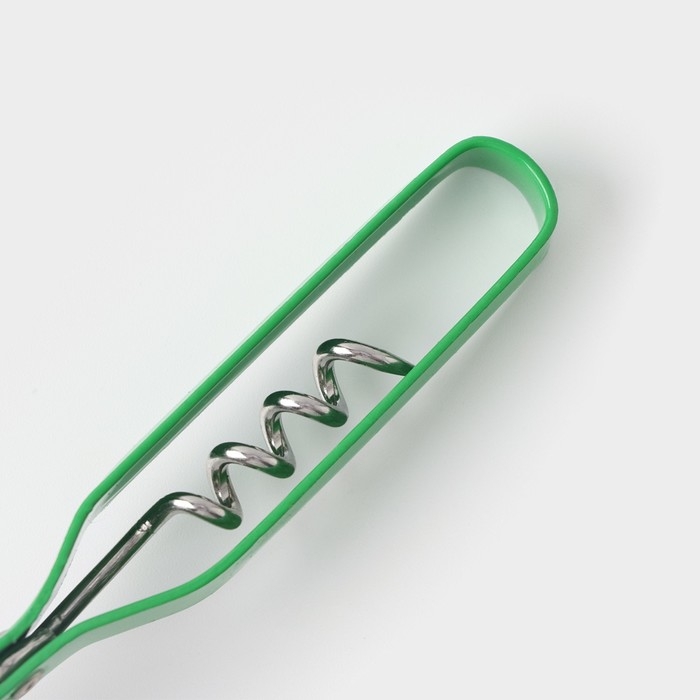 Открывашка - штопор Доляна &laquo;Помощник&raquo;, 14 см, цвет МИКС