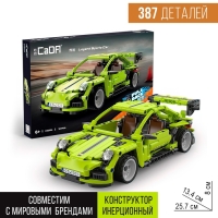Конструктор инерционный &laquo;Спорткар&raquo;, 387 деталей