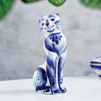 Сувенир "Кошка Грация", гжель