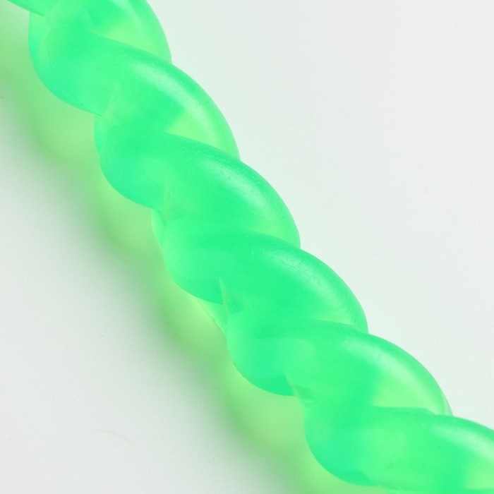 Игрушка "Плетенка" большая, 29 см, каучук, зелёная