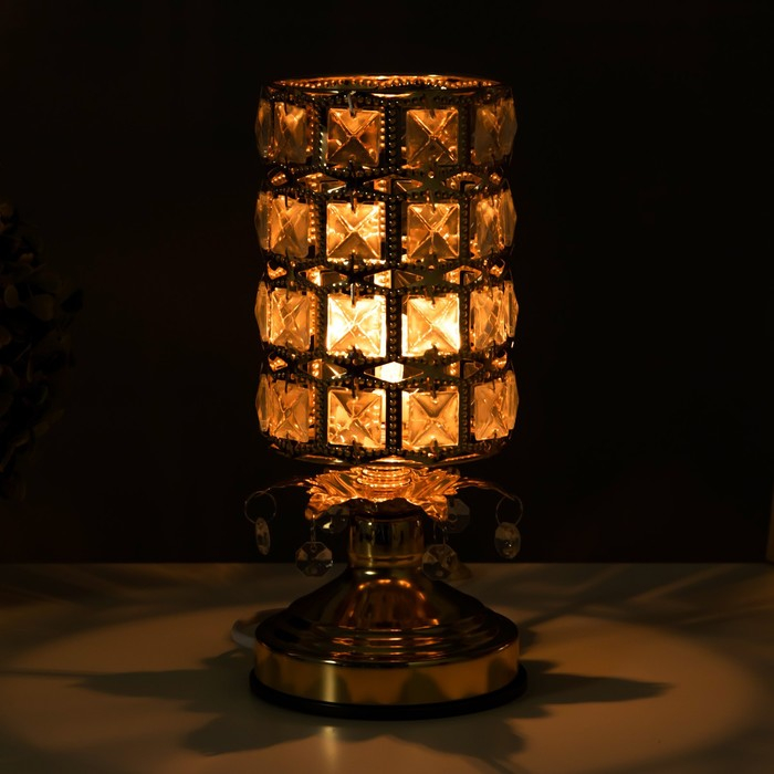 Светильник 16017/1 G4 20Вт золото 10,5х10,5х23,5 см RISALUX