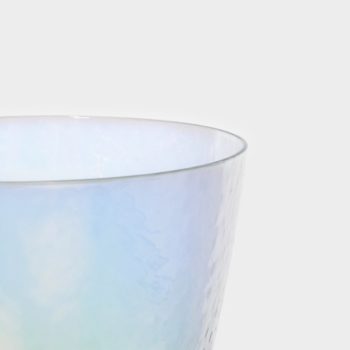 Набор бокалов для вина стеклянный Magistro &laquo;Жемчуг&raquo;, 400 мл, 9,5&times;23,5 см, 2 шт, цвет перламутровый