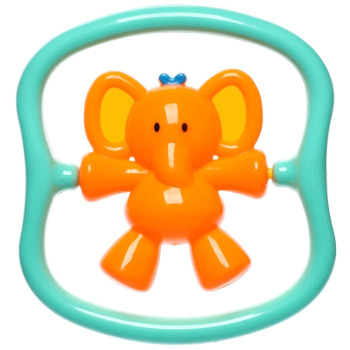 Погремушка &laquo;Слоник&raquo;, размер 14 см, цвет МИКС