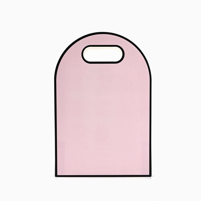 Переноска для цветов с вырезными сердечками «Счастье!», розовая 20 × 30 × 8 см Переноска для цветов с вырезными сердечками «Счастье!», розовая 20 × 30 × 8 см