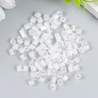 Бисер стекло 6/0 "Кубик. Прозрачный перламутр" 10 гр Бисер стекло 6/0 "Кубик. Прозрачный перламутр" 10 гр