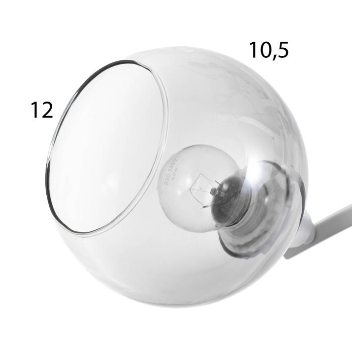 Люстра "Флоренция" 3х60Вт Е27 Белый 49х20х28см