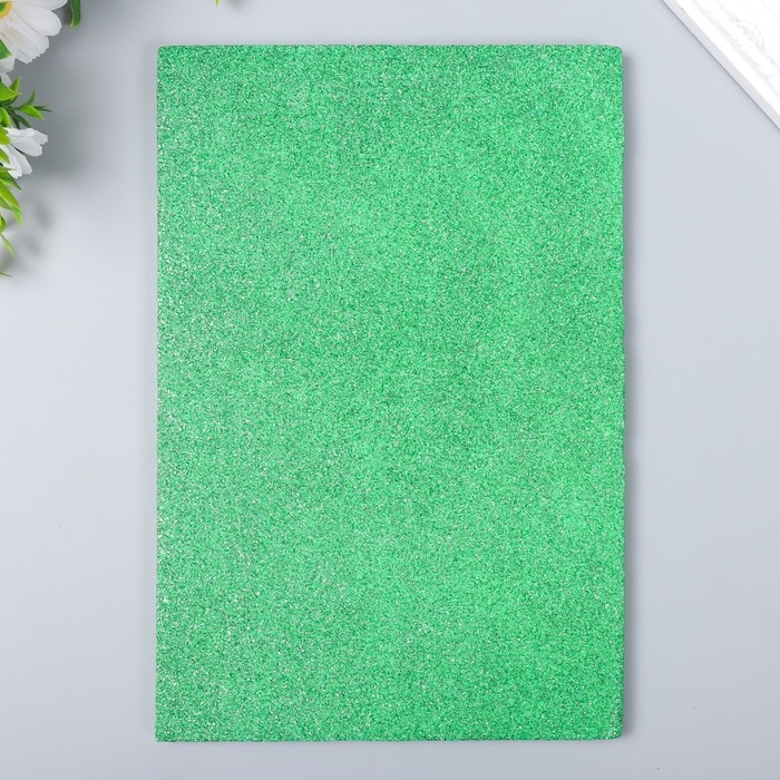 Фоамиран Фоамиран "Мятный блеск" 2 мм формат А4 (набор 5 листов)