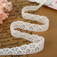 Кружево вязаное, 27 ± 3 мм × 2,7 ± 0,5 м, цвет белый Кружево вязаное, 27 ± 3 мм × 2,7 ± 0,5 м, цвет белый