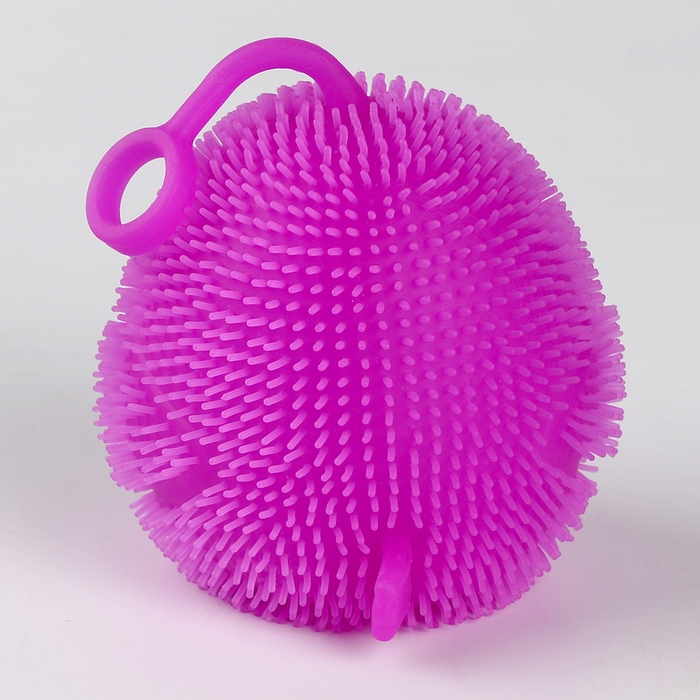 Мяч детский резиновый ёжка световой «Птички», цвета МИКС , в шоубоксе Мяч детский резиновый ёжка световой «Птички», цвета МИКС , в шоубоксе