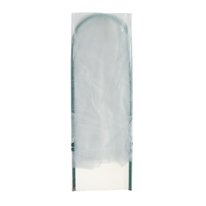 Чехол для укрытия растений, металлический каркас, 100 &times; 65 см, спанбонд с УФ-стабилизатором, плотность 60 г/м&sup2;