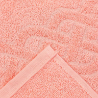 Полотенце махровое Plait 70х130 см, цвет коралл Полотенце махровое Plait 70х130 см, цвет коралл