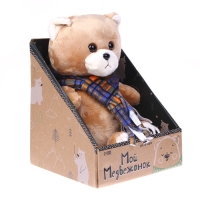 Мягкая игрушка &laquo;Мишка Лаппи&raquo;, 23 см, в шарфике