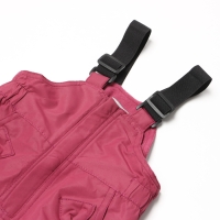 Полукомбинезон утеплённый для девочек, цвет фуксия, рост 80 см