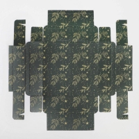 Коробка под 9 конфет с ячейками &laquo;Ёлочка&raquo; 14,5 х 14,5 х 3,5 см, Новый год