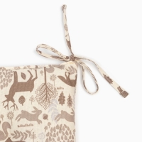 Сидушка на стул Доляна Forest dwellers 42х42 см, 100% хлопок, рогожка 164 г/м2 Сидушка на стул Доляна Forest dwellers 42х42 см, 100% хлопок, рогожка 164 г/м2