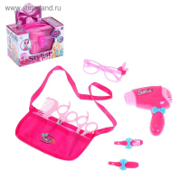Игровой набор парикмахера &laquo;Причёски для принцессы&raquo;, в чемодане