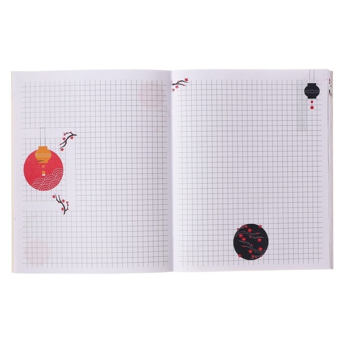 Тетрадь 48 листов в клетку Calligrata TOP Тетрадь 48 листов в клетку Calligrata TOP "Аниме. Ч/б", обложка мелованный картон, матовая ламиниция, выборочный УФ-лак, дизайн внутреннего блока, офсет
