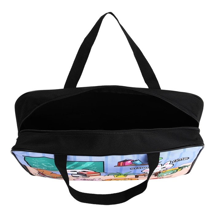 Папка для труда А4 на молнии текстиль 70мм 360 х 260 &laquo;1 сентября: Корея&raquo;