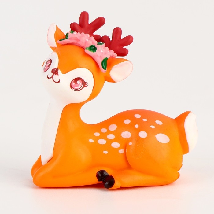 Миниатюра кукольная «Олень с цветами» Миниатюра кукольная «Олень с цветами»