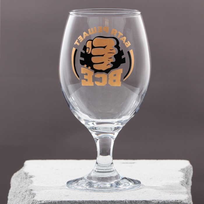 Бокал для пива &laquo;Батя решает все&raquo;, 400 мл.