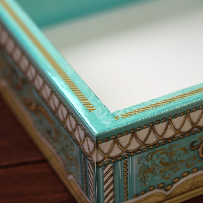 Подарочная коробка "Шкатулка винтаж", 26,4 х 24,1 х 7,6 см