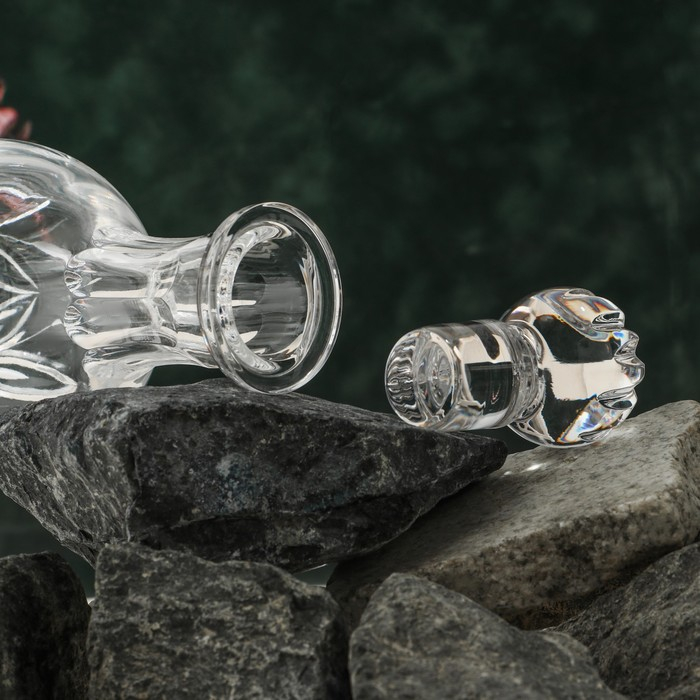 Графин хрустальный для вина &laquo;Камыши&raquo;, 450 мл