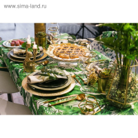 Скатерть Этель &laquo;Тропики&raquo; 180х147 см, 100% хлопок, саржа 190 гр/м2