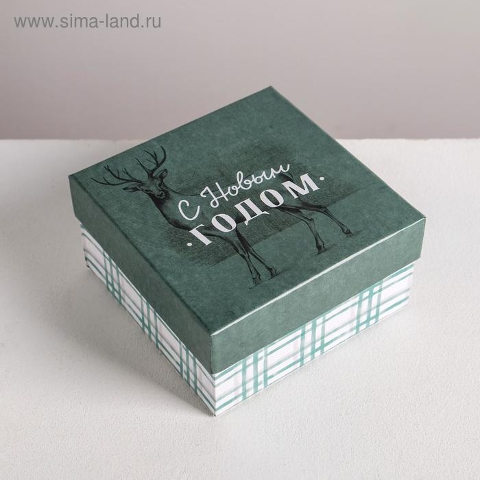 Набор подарочных коробок 5 в 1 &laquo;С новым годом&raquo;, 14 х 14 х 8 - 22 х 22 х 12 см, Новый год