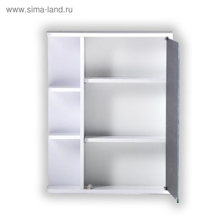 Зеркало-шкаф для ванной комнаты "Стандарт 55", левый, 70 см х 55 см х 12 см