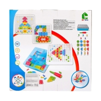 Конструктор &laquo;Болтовая мозаика: Фантазии&raquo;, с отвёрткой и основанием, 180 деталей