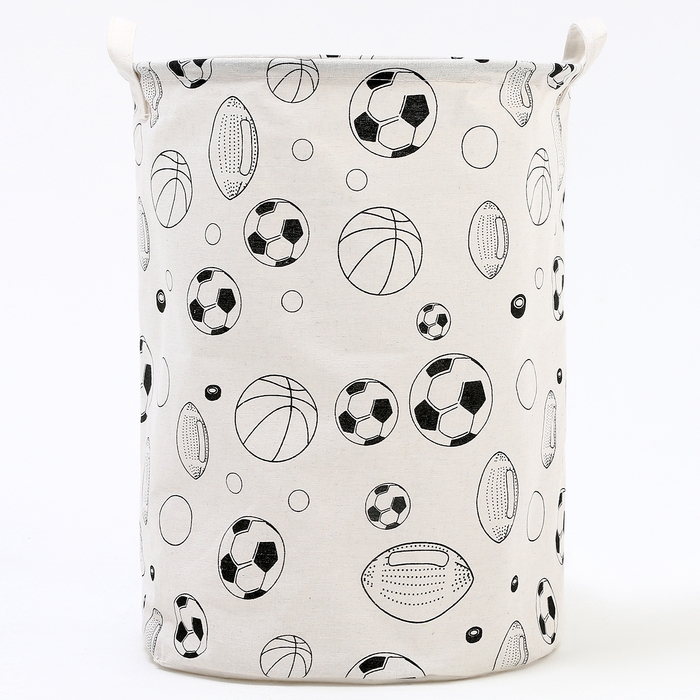 Корзина для игрушек &laquo;Мячи&raquo; 45 &times; 32 &times; 32 см