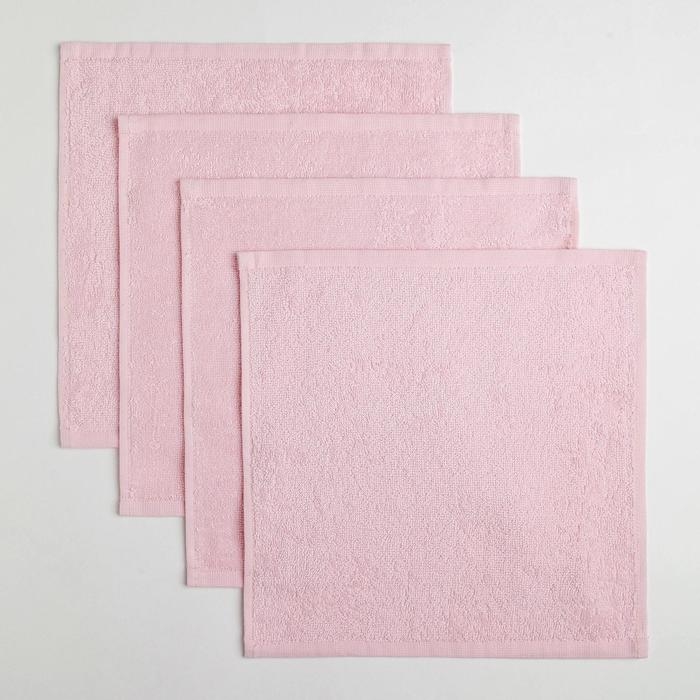 Набор махровых салфеток Набор махровых салфеток "Beauty" 30х30 см-4шт, хлопок, 340 г/м2