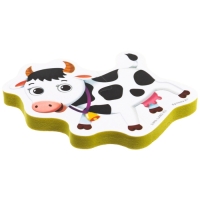 Мягкий пазл для малышей «Собираем животных», 20 пазлов, 40 деталей, Крошка Я Мягкий пазл для малышей «Собираем животных», 20 пазлов, 40 деталей, Крошка Я