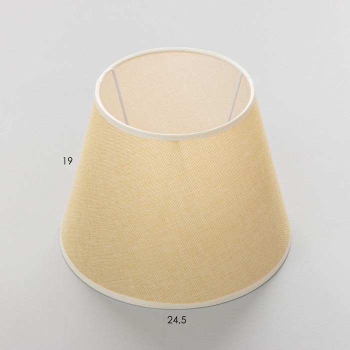 Абажур E27 песочный 25х25х19 см Абажур E27 песочный 25х25х19 см