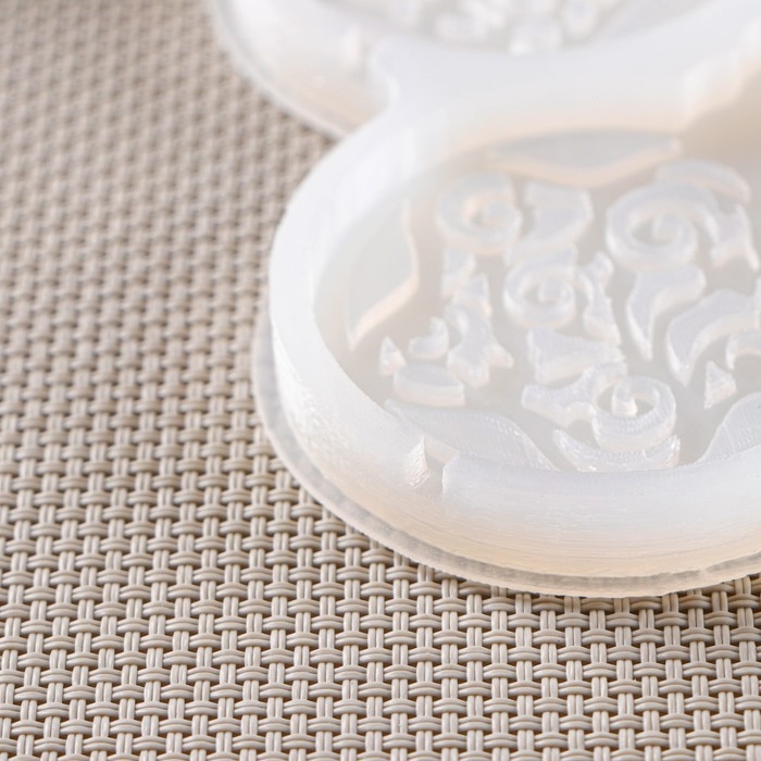 Силиконовый молд для леденцов и шоколада &laquo;Шары&raquo;, 12&times;12 см, ячейка d=5 см, цвет прозрачный