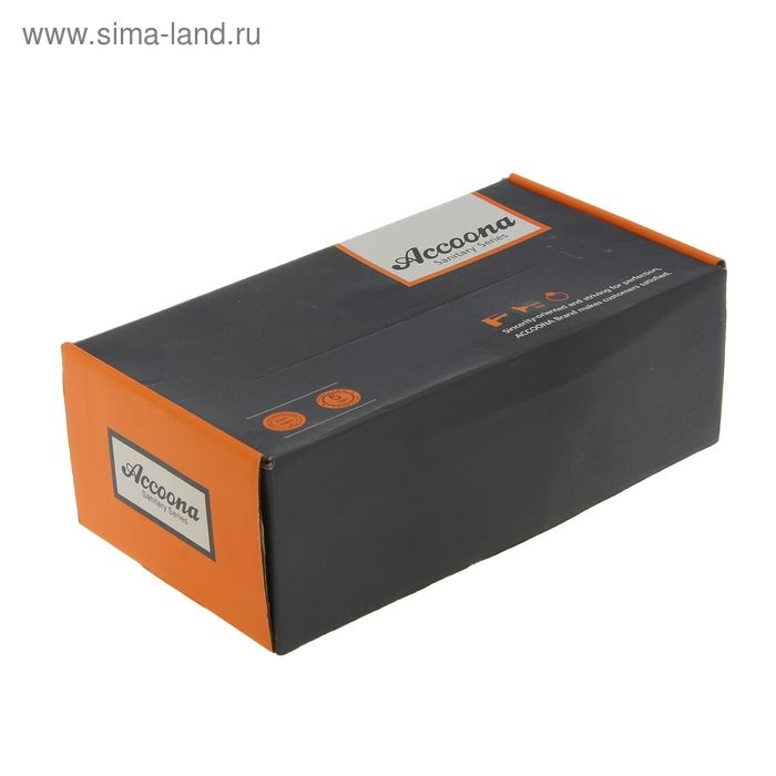 Cмеситель для ванны Accoona A7101, однорычажный, с душевым набором, латунь, хром