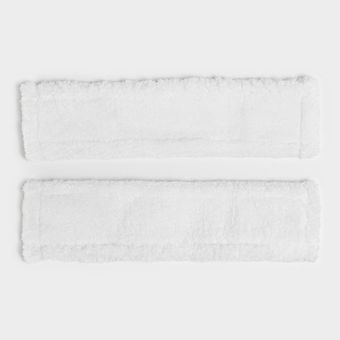 Сменные насадки для окномойки Raccoon, 2 шт, 25&times;6 см, цвет белый