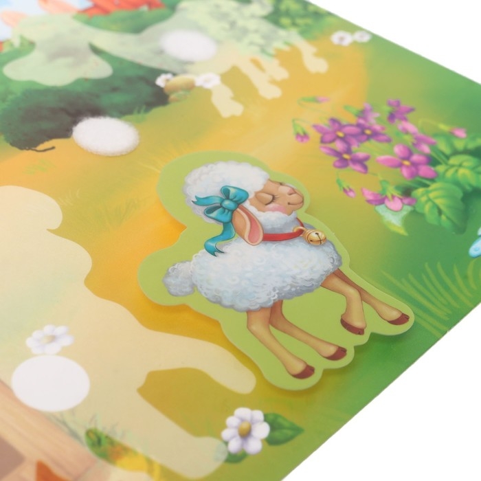 Игра на липучках, конструктор &laquo;Ферма&raquo; , Весёлые липучки