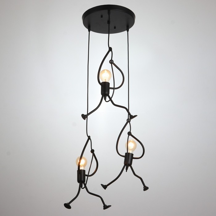 Светильник BayerLux 1949/3R E27 40Вт черный 30x30x40-140 см