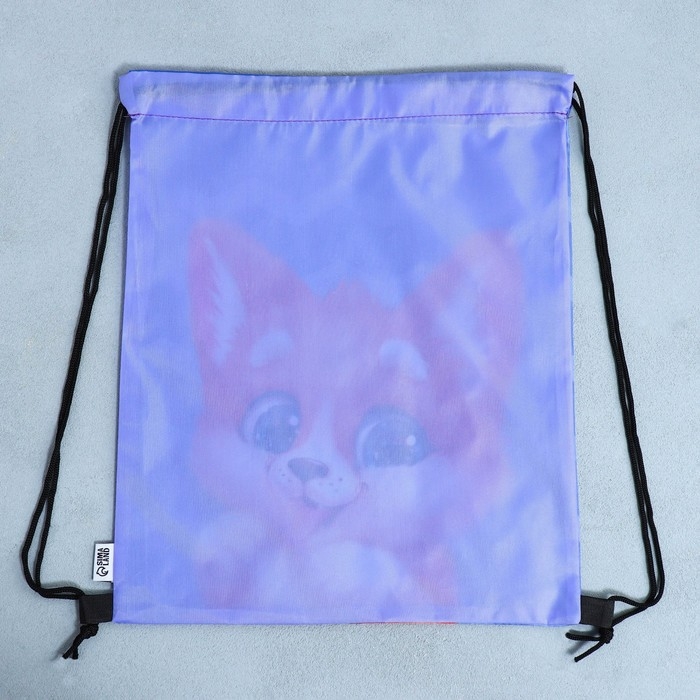 Мешок для обуви &laquo;Очаровательный щенок&raquo; болоньевый материал, 30 х 40 см